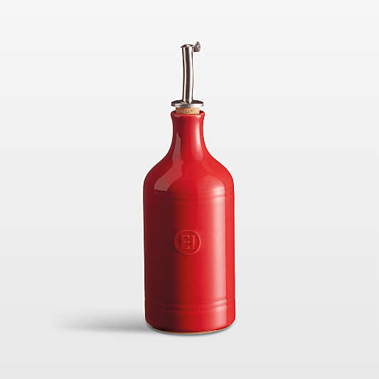 Emile Henry Oil Cruet in Burgundy
