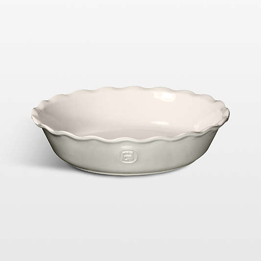 Emile Henry Pearl Gray Pie Dish