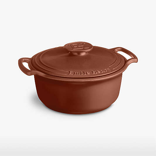 Emile Henry 4-Qt. Red Ceramic Stewpot Dutch Oven