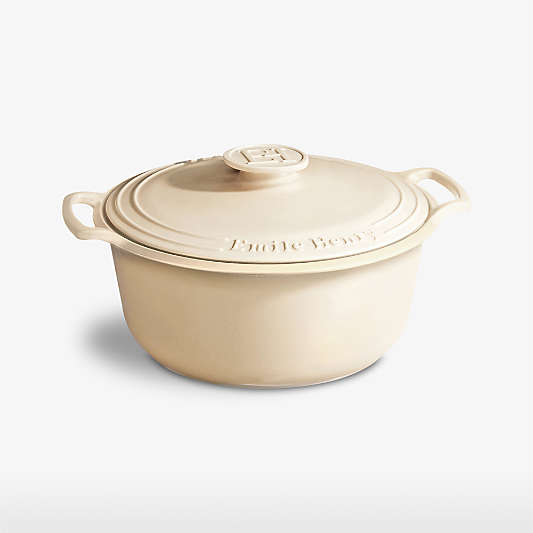 Emile Henry 7.5-Qt. Creme Ceramic Stewpot Dutch Oven