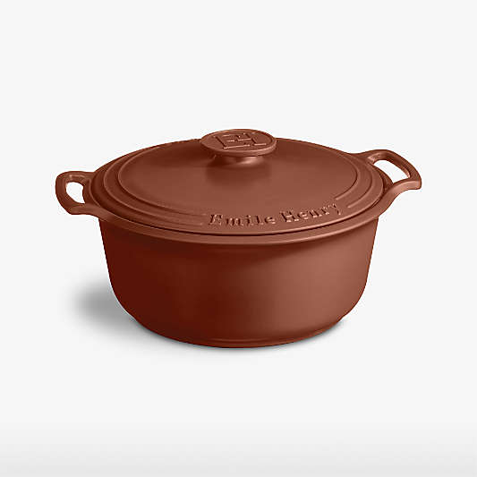 Emile Henry 7.5-Qt. Red Ceramic Stewpot Dutch Oven