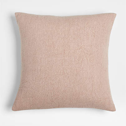 Earl Arnold Cotton 23"x23" Blush Tan Throw Pillow Cover by Jake Arnold