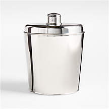 Easton Double-Walled Stainless Steel Ice Bucket | Crate & Barrel