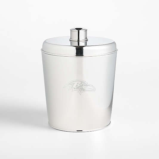 NFL Baltimore Ravens Easton Double-Walled Stainless Steel Ice Bucket