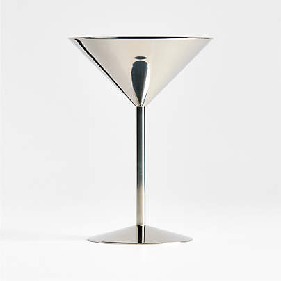 Easton 8-oz. Silver Martini Glass