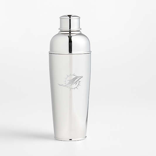 NFL Miami Dolphins Easton Stainless Steel Cocktail Shaker