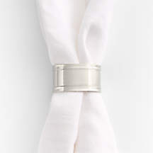 Easton Stainless Steel Finish Napkin Ring + Reviews | Crate & Barrel