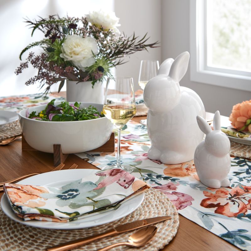 Round Whitewashed Water Hyacinth Placemat