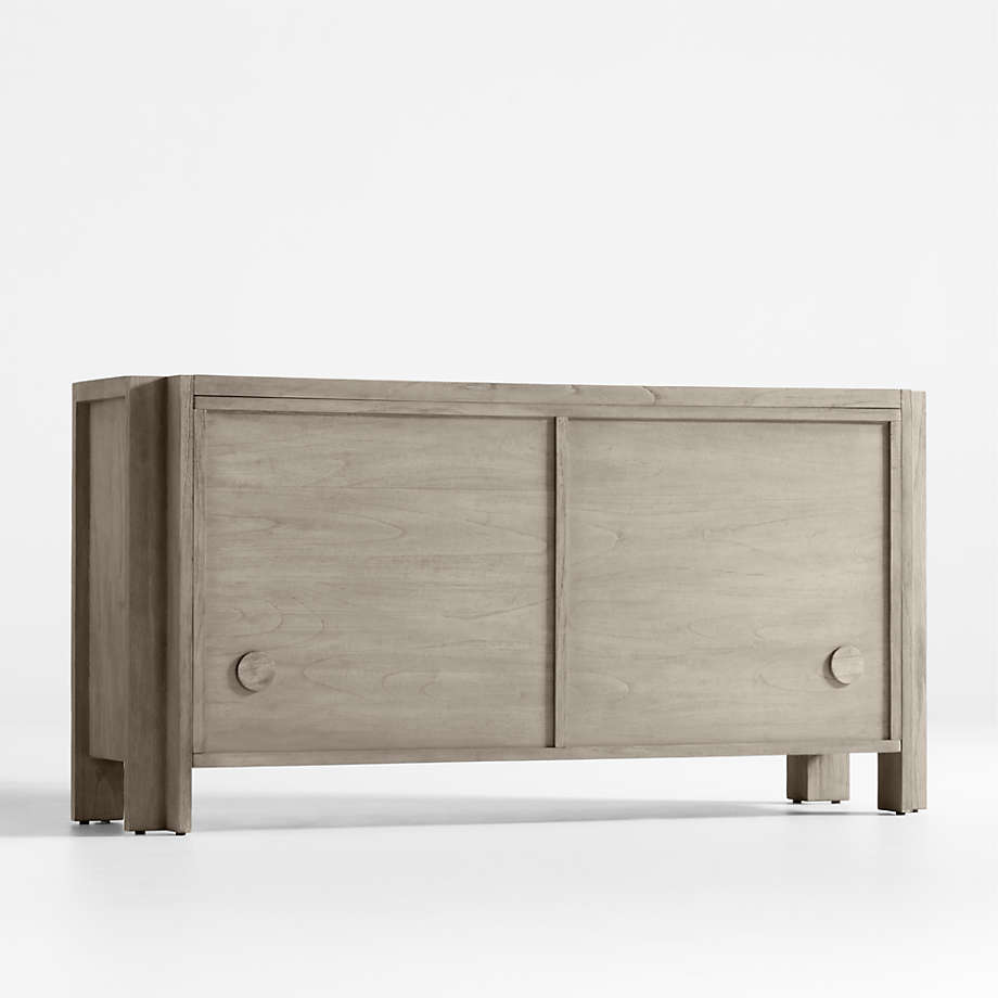 Crate & Barrel Geneva Black Wood Sideboard look-alike from