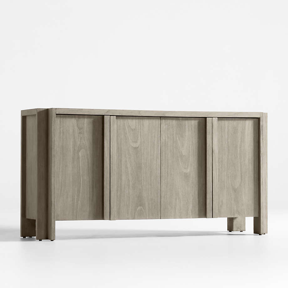 Crate & Barrel Geneva Black Wood Sideboard look-alike from