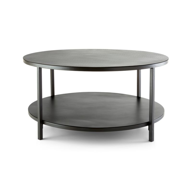 Echelon Round Coffee Table with Shelf - image 8 of 13