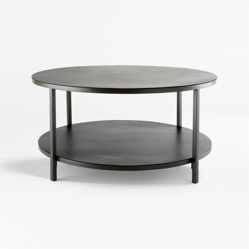 Echelon Round Coffee Table with Shelf - image 2 of 13