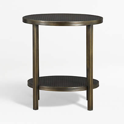 Echelon Round Side Table Reviews, Round Side Table Bookshelf