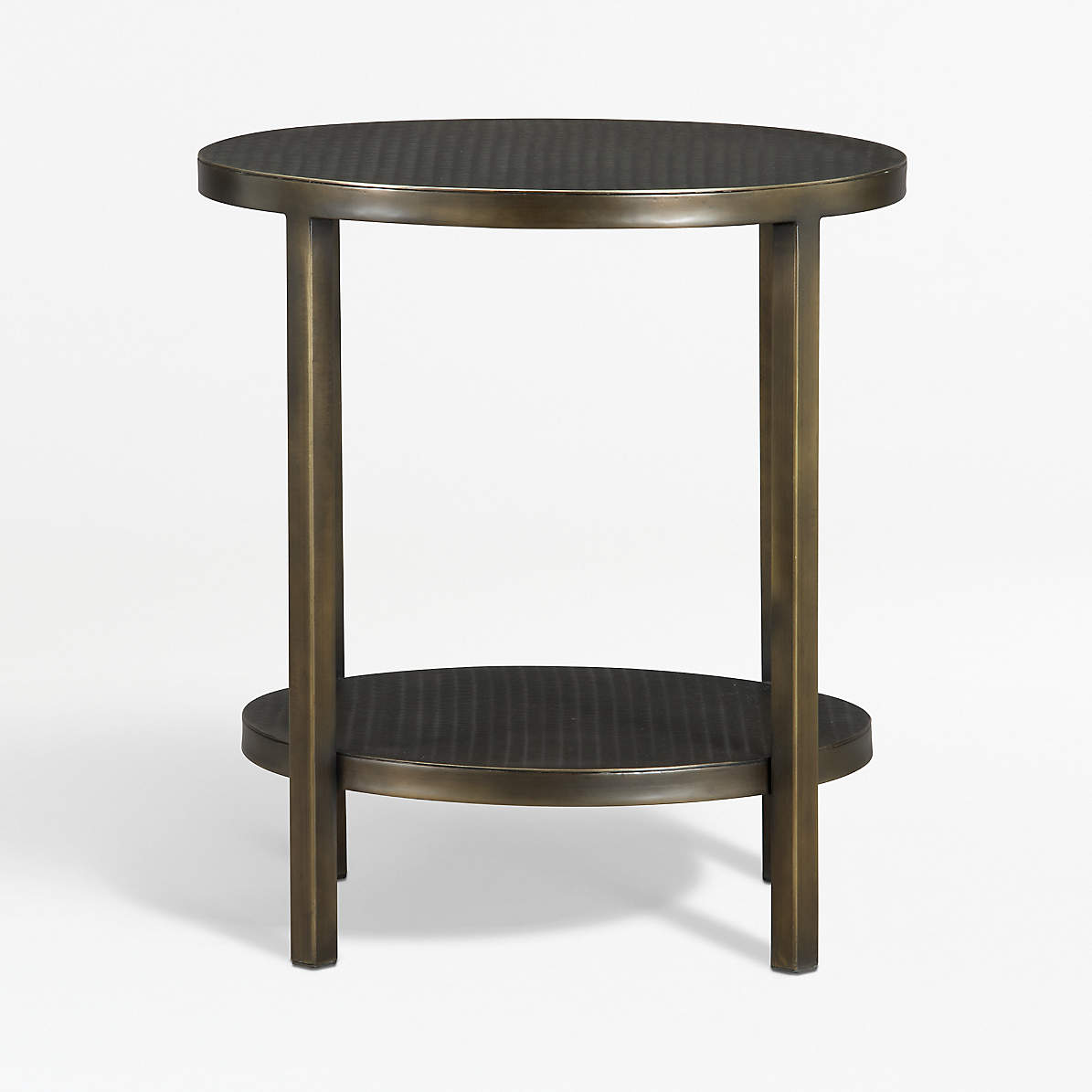 Echelon Round Side Table Reviews, Round Drum Table With Storage