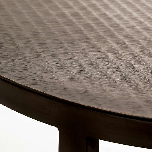 Echelon Round Side Table with Shelf