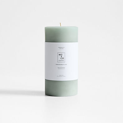 View Eucalyptus Beeswax Pillar Candle 3"x6" details