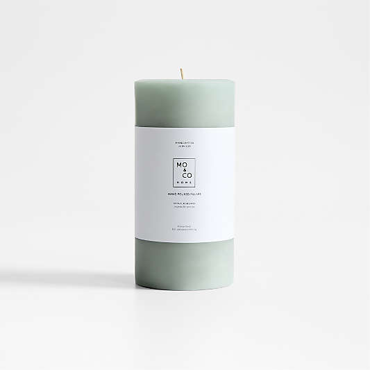 Eucalyptus Beeswax Pillar Candle 3"x6"