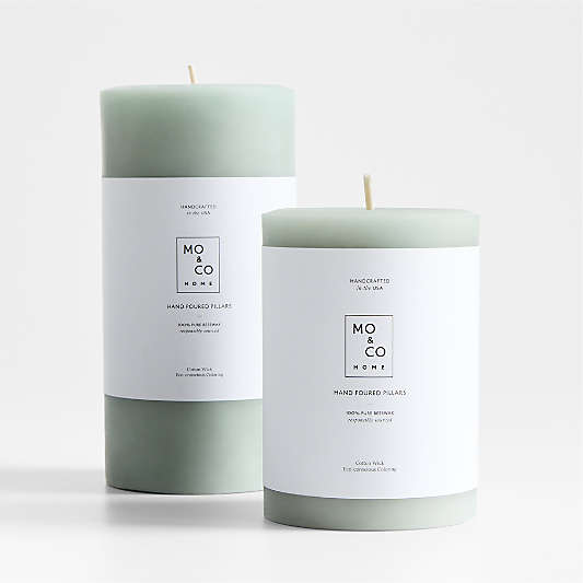 Eucalyptus Beeswax Pillar Candle 3"x6"