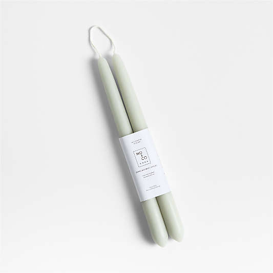 Eucalyptus Beeswax Taper Candle, Set of 2