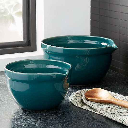 Eden Green Mixing Bowls, Set of 2