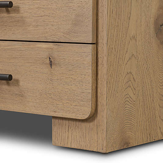 Eden 34" Aged Smoke Oak Nightstand