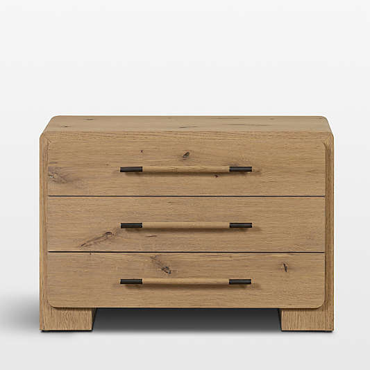 Eden 34" Oak Wood Nightstand