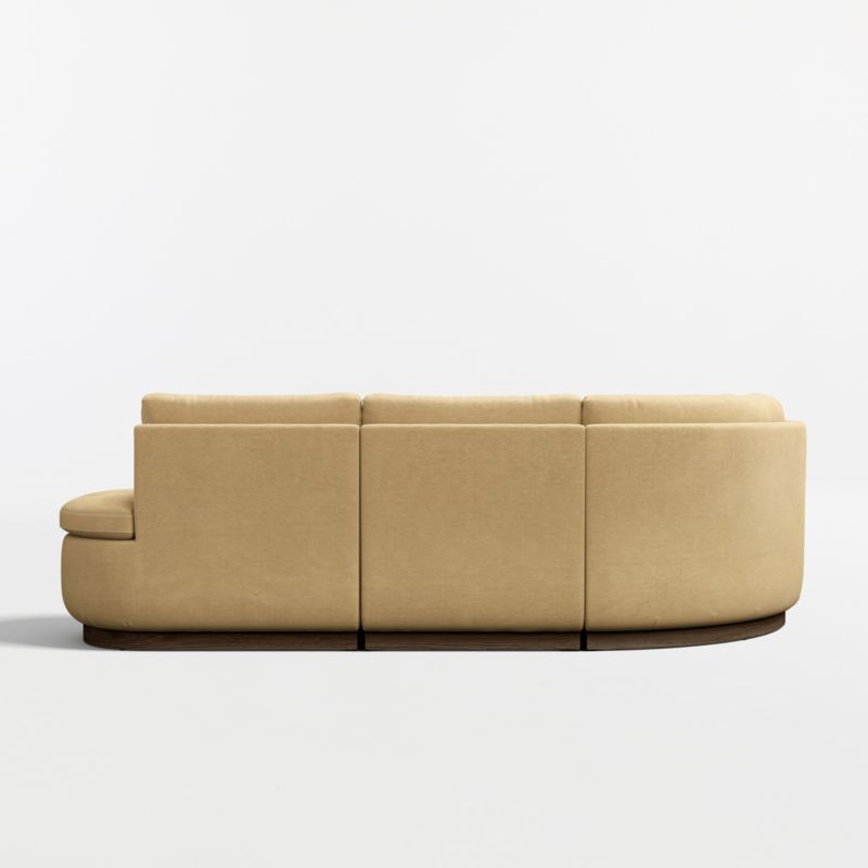 Edendale Wheat Upholstered L-Shaped Loveseat Storage Dining Banquette - image 6 of 10