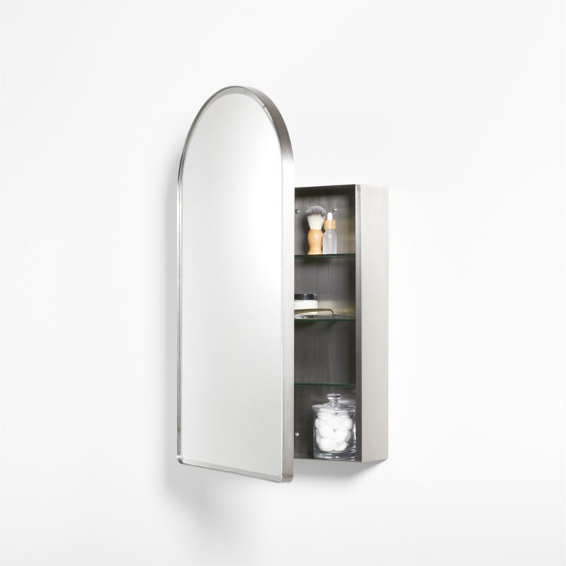 Edge Silver Arch Medicine Cabinet 19.5"x31.5" - image 3 of 5