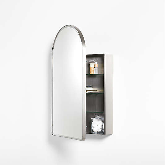 Edge Silver Arch Medicine Cabinet 19.5"x31.5"