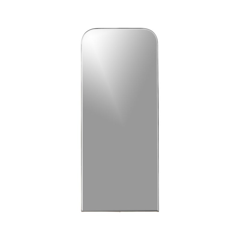 Edge Silver Arch Rectangle Floor Mirror 32"x76" - image 4 of 8