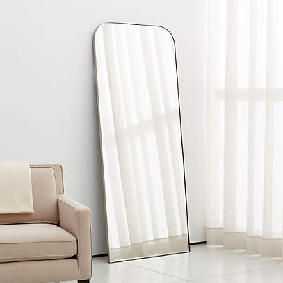 Floor shop mirror silver