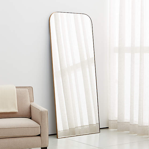 Emmy Brass Vanity Mirror + Reviews Crate & Barrel Canada