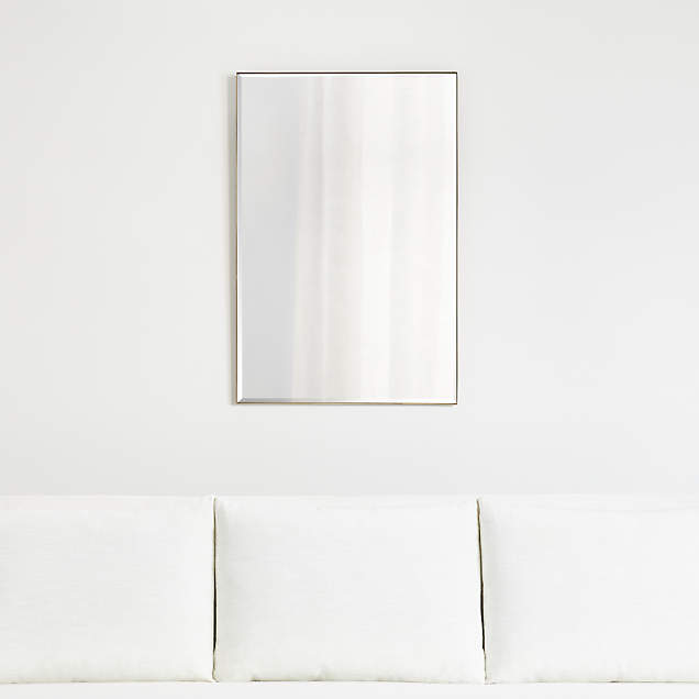 Emmy Brass Vanity Mirror + Reviews Crate & Barrel Canada