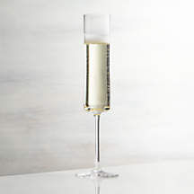 Edge Square Champagne Glass Flute | Crate & Barrel