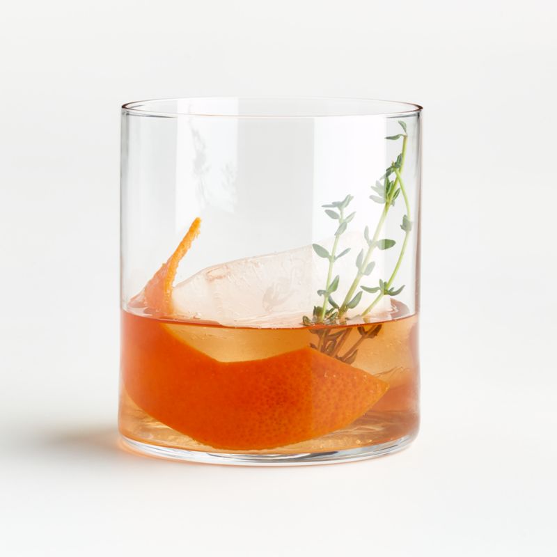 Hip Double Old-Fashioned Glass + Reviews, Crate & Barrel in 2023