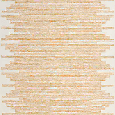 Edge Yellow Geometric Wool Kids 12"x18" Rug Swatch