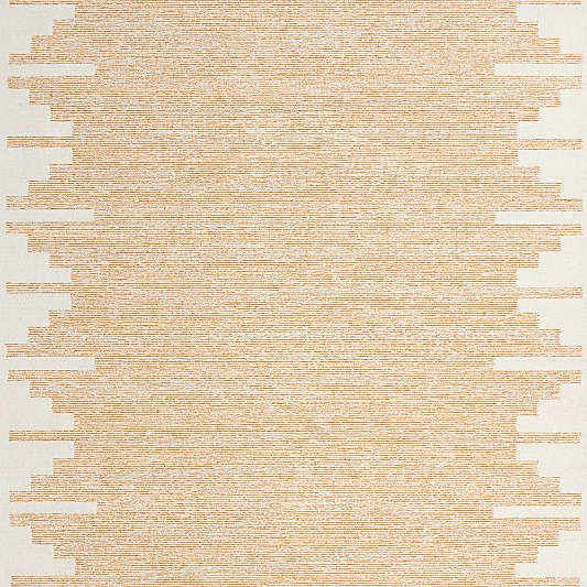 Edge Yellow Geometric Wool Kids Area Rug