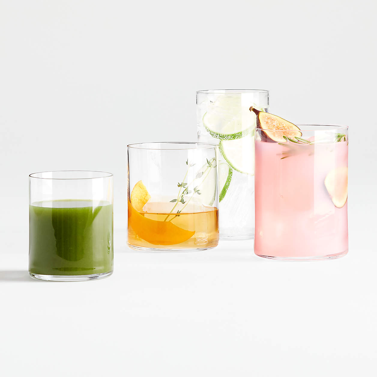 Edge Drink Glasses Crate & Barrel