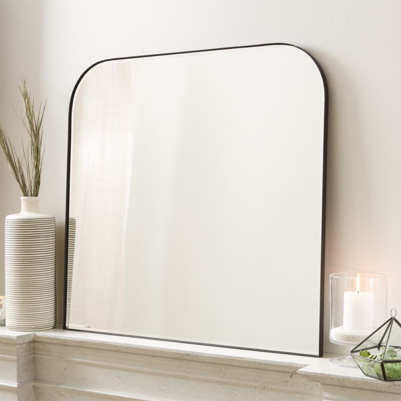 Edge Black Arch Wall Mirror Reviews, Arch Mirror On Mantle