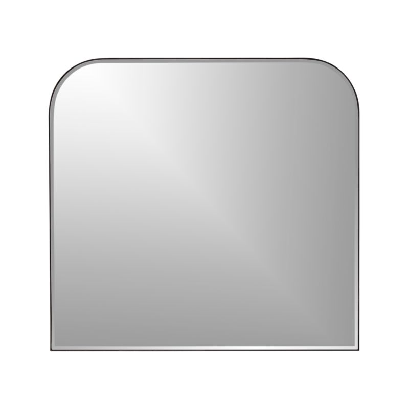 Edge Black Arch Wall Mirror 36"x34" - image 5 of 10