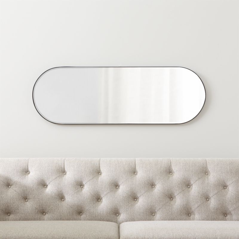 Edge Black Round 36 Wall Mirror + Reviews