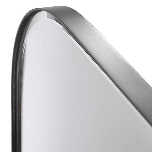 Edge Silver Arch Wall Mirror 36"x34"