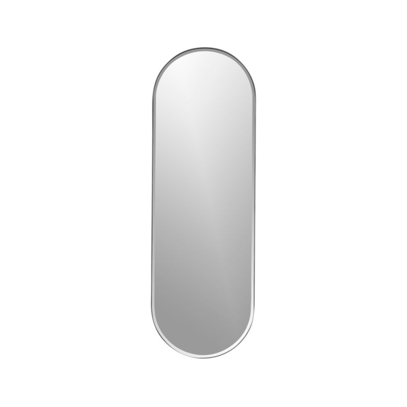 Edge Small Silver Capsule Wall Mirror 16"x48" - image 4 of 9