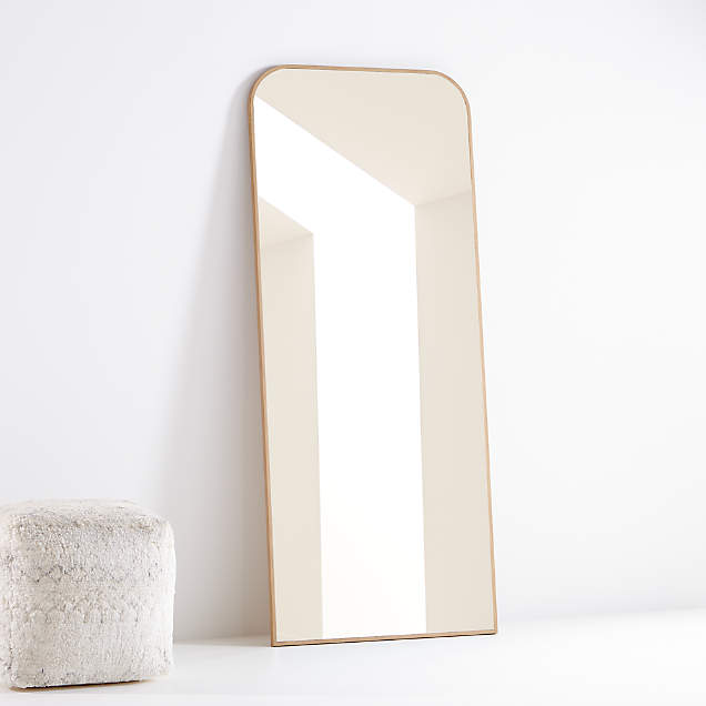 Edge Brass Arch Floor Mirror + Reviews Crate & Barrel Canada