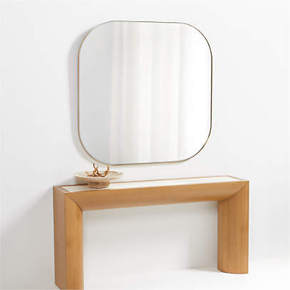 Edge Brass Round 30 Wall Mirror + Reviews