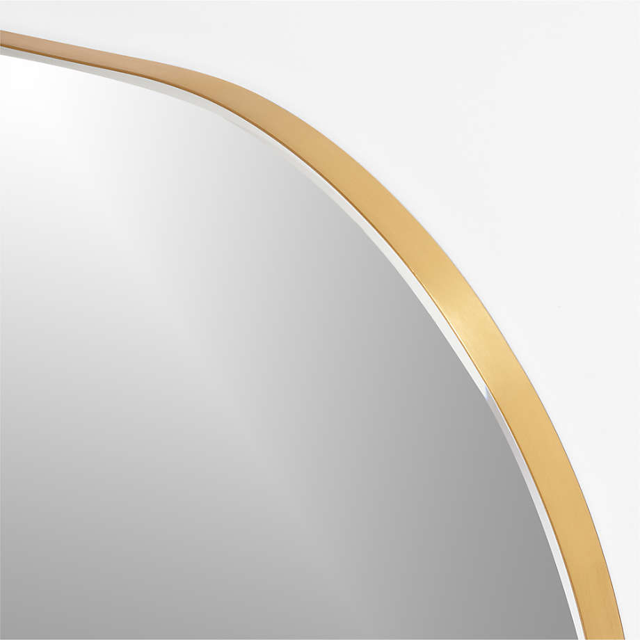 Edge Brass Capsule Mirror + Reviews