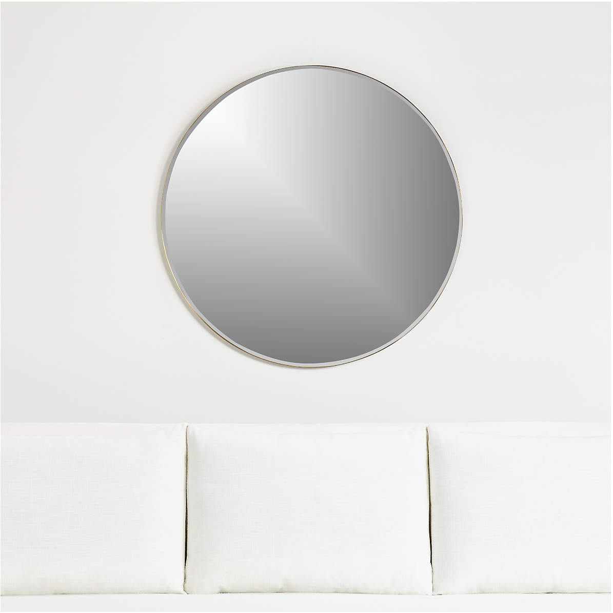 Edge Brass Capsule Mirror + Reviews