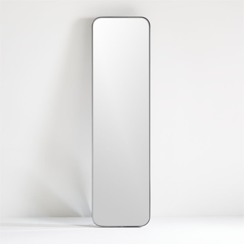 Edge Medium Black Rectangle Standing Mirror 19.8"x66.5" - image 2 of 3