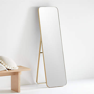 Edge Brass Round 30 Wall Mirror + Reviews