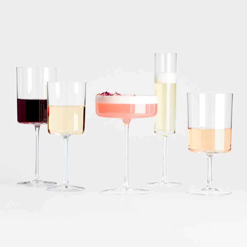 Wine Glasses Superlative Square Edge